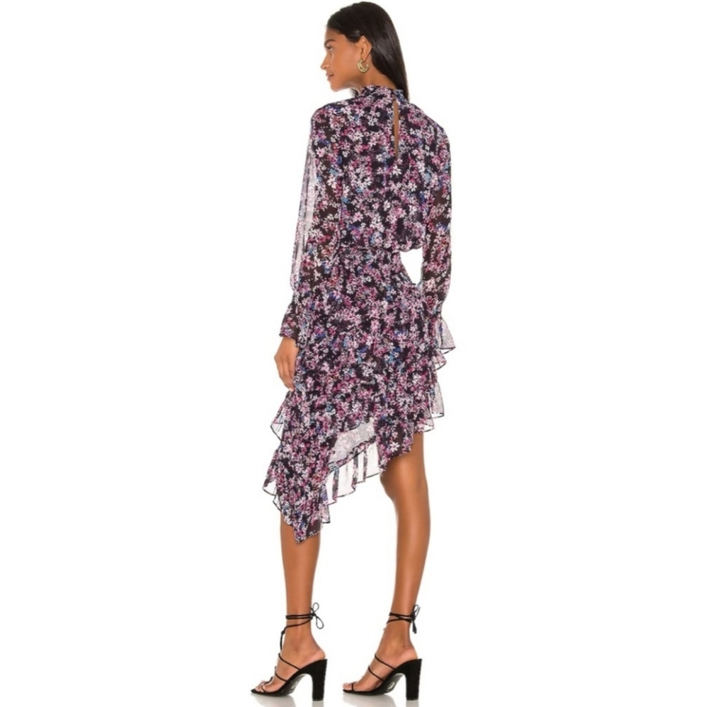 MISA Savanna Ditzy Asymmetrical Dress - Picture 3 of 14